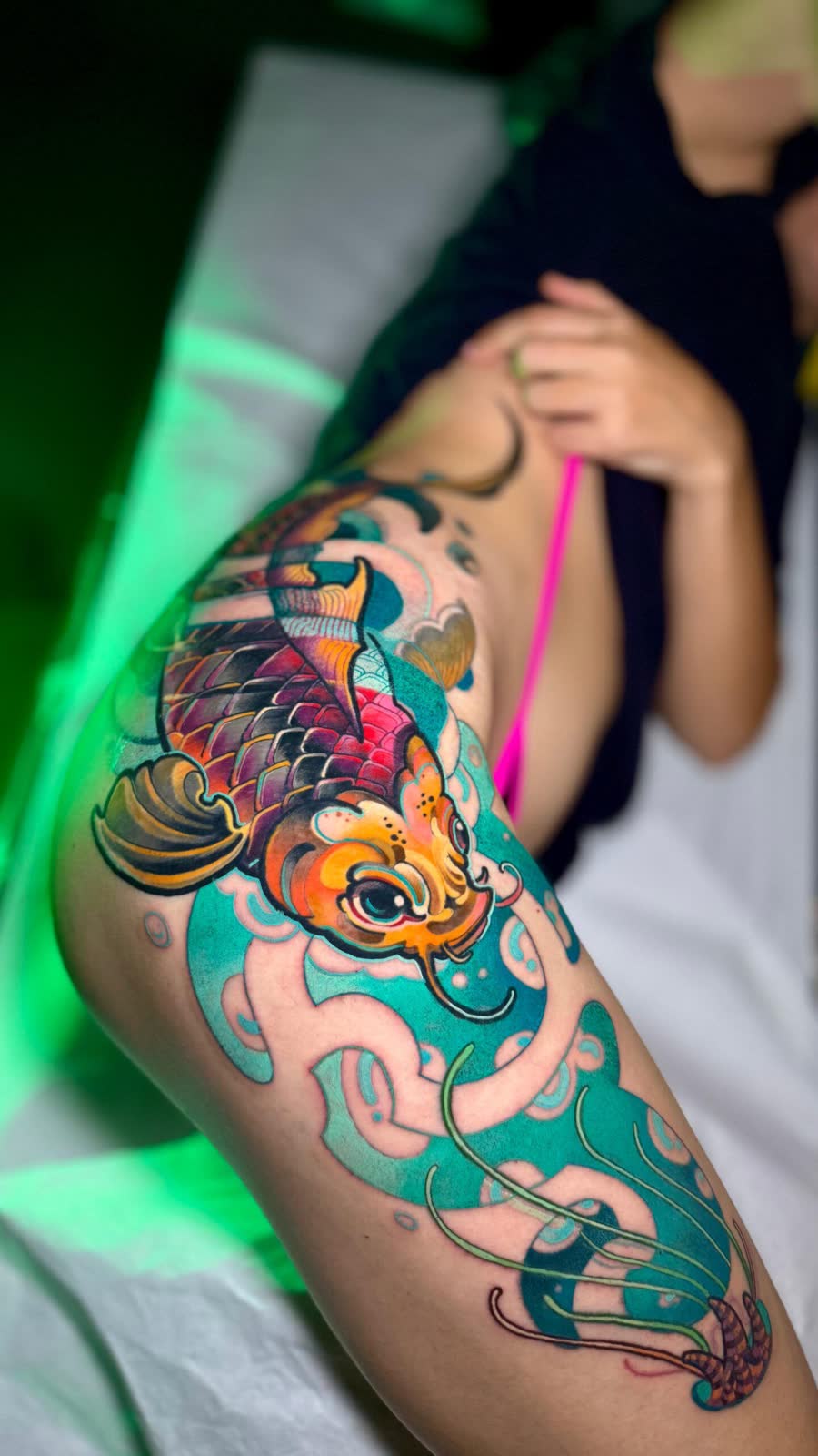 Tatuaje New School, Neotradicional, Freehand por Criker en Utopía Tattoo Barcelona