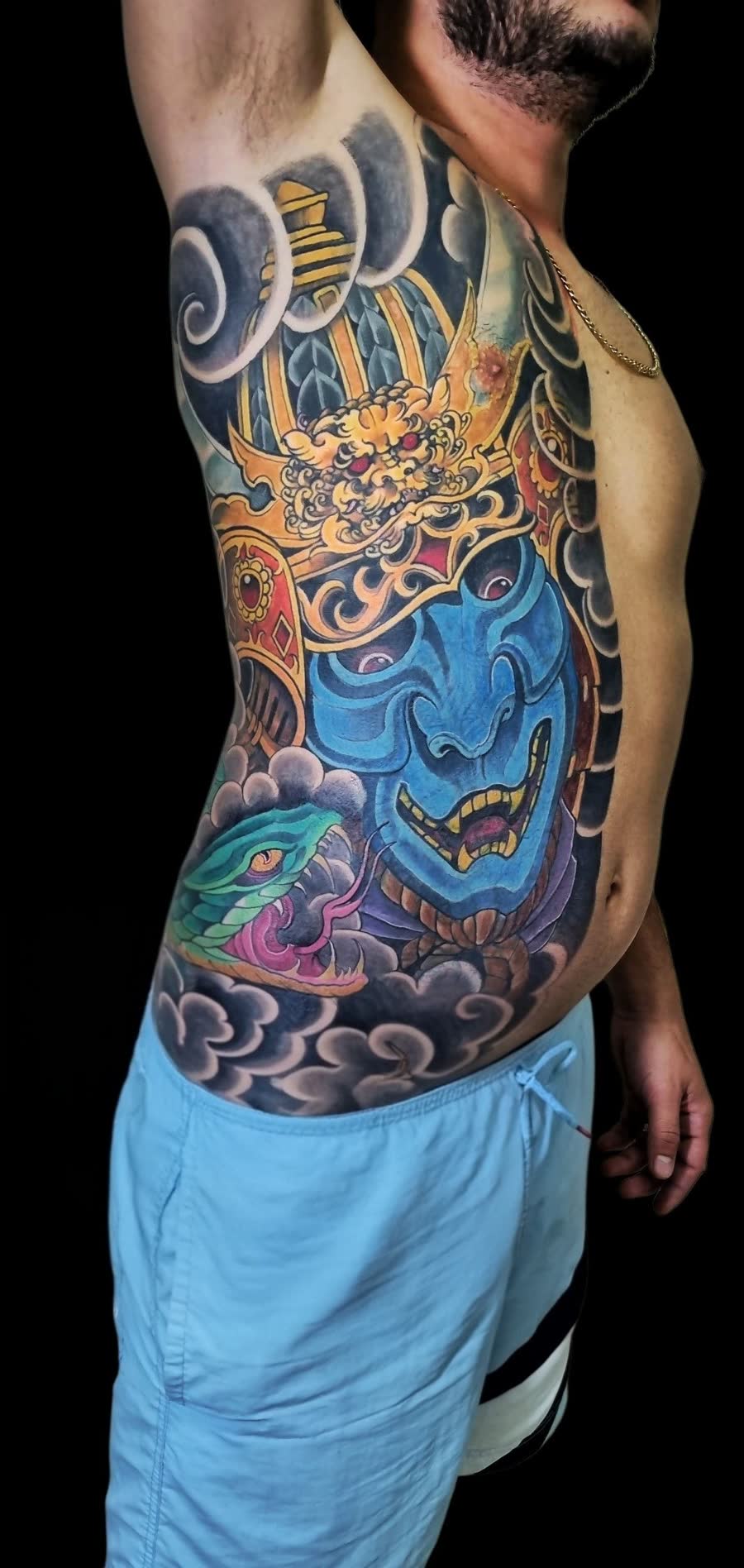 Tatuaje Ornamental, Freehand por Pablo en Utopía Tattoo Barcelona
