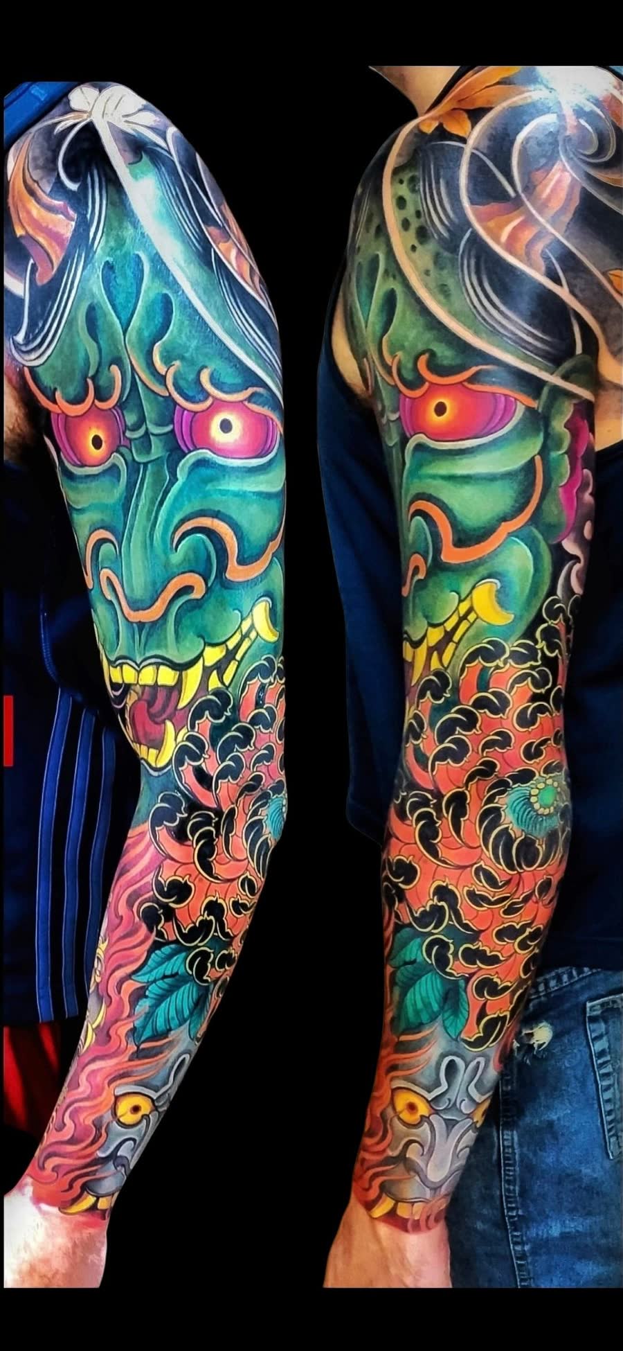 Tatuaje Ornamental, Freehand por Pablo en Utopía Tattoo Barcelona