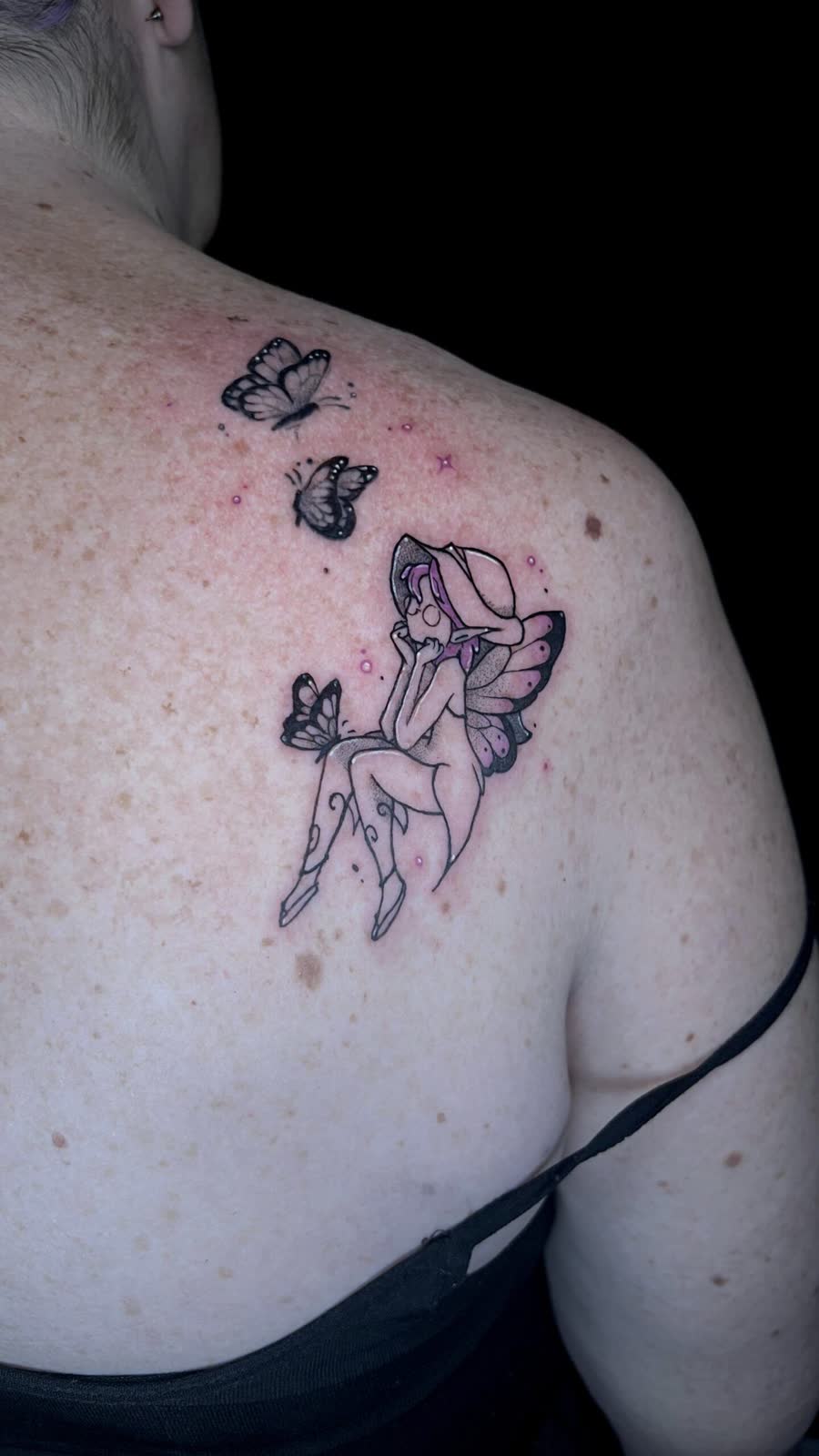 Tatuaje Anime por Sara en Utopía Tattoo Barcelona