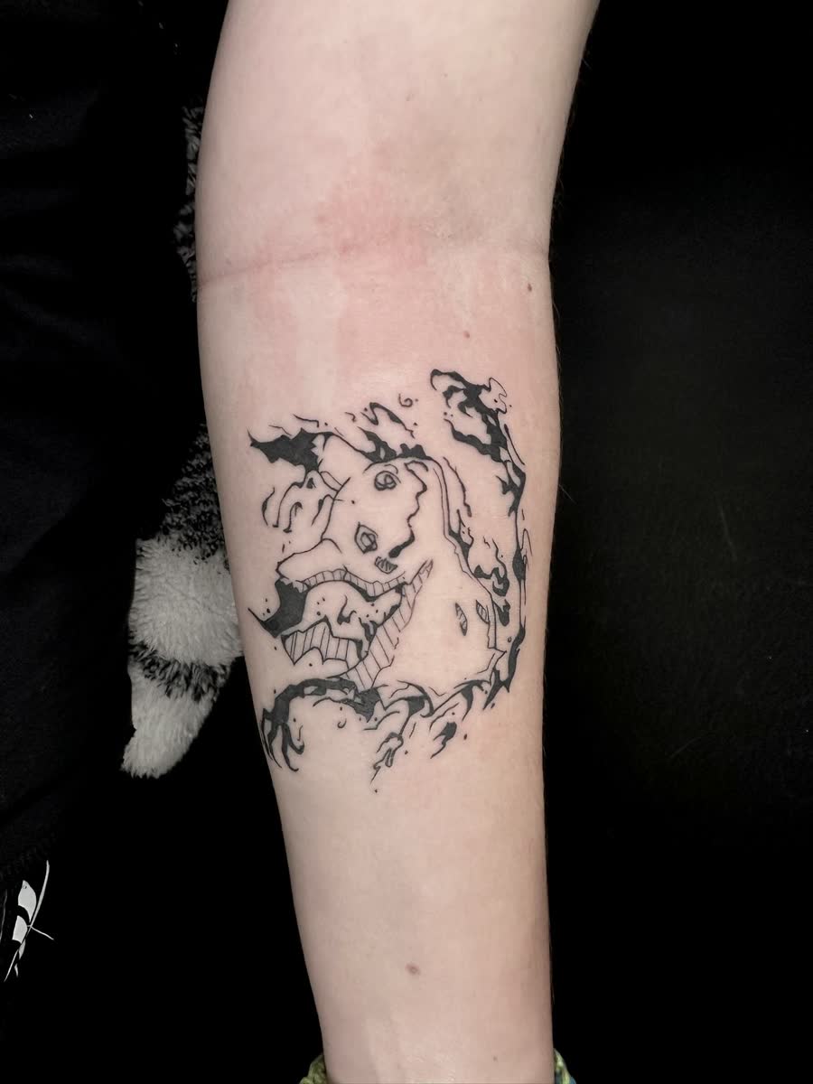 Tatuaje Anime por Sara en Utopía Tattoo Barcelona