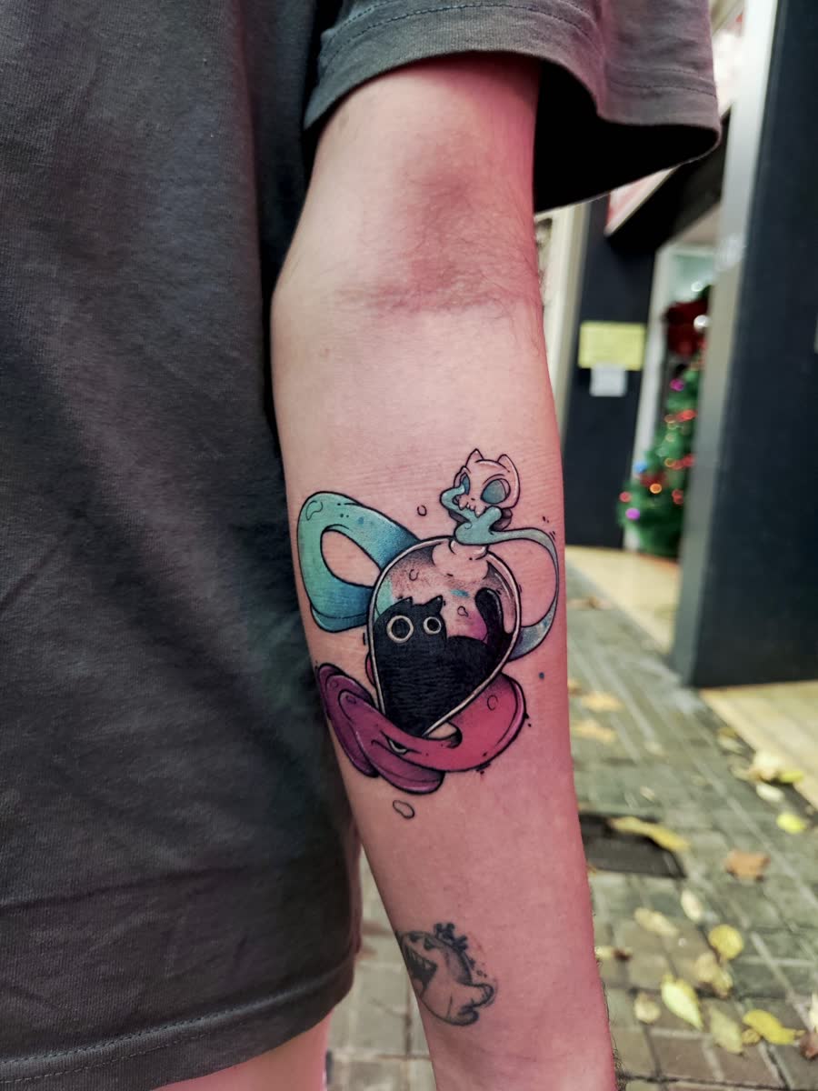Tatuaje Anime por Sara en Utopía Tattoo Barcelona